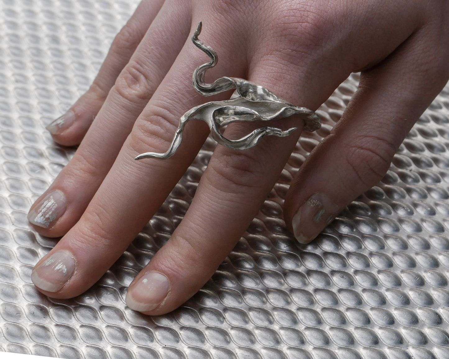 Twisted Flower Ring